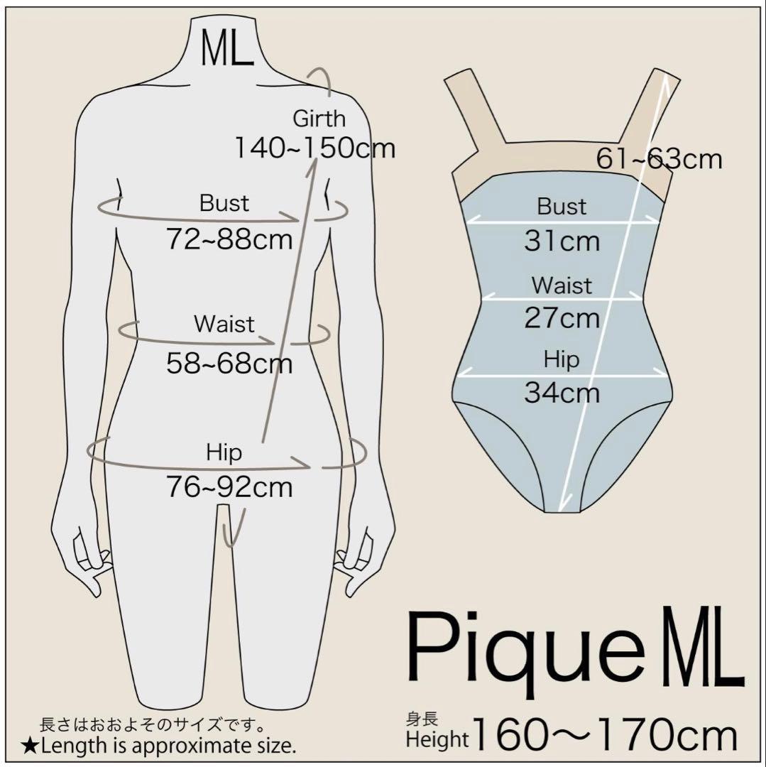 unoa レオタード　MOMO Pique サイズML