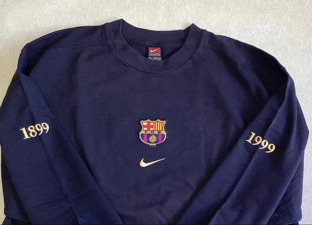 激レア【L】NIKE バルセロナ トレーナー スウェット 90s 00s