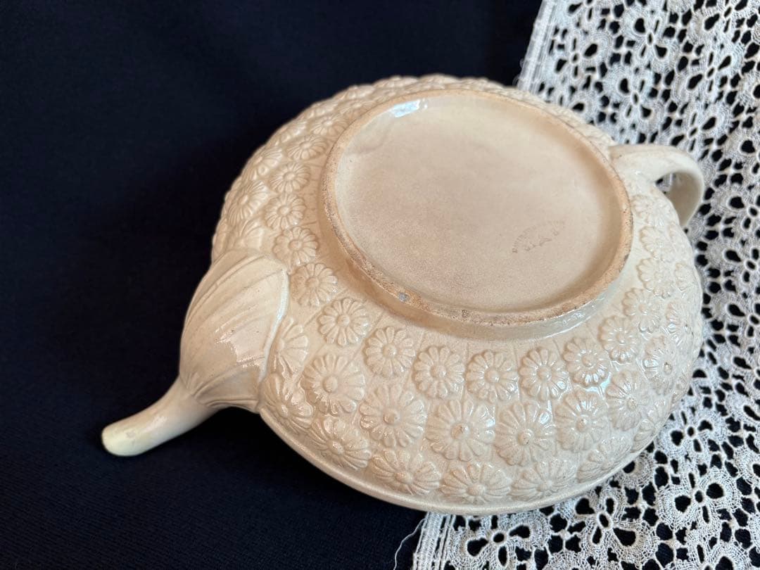 ボルドー窯　マーガレットシリーズ ティーポット フランス アンティーク