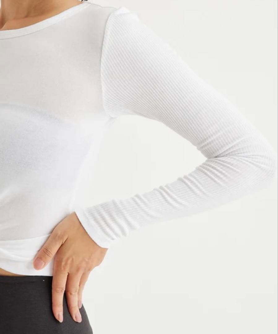 Alo COVER LONG SLEEVE TOP カバーロングスリーブトップ