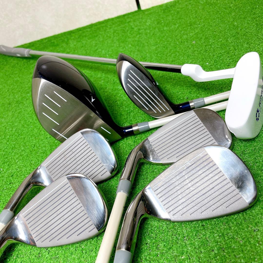 ほぼ未使用品！イグニオ　レディースゴルフセット 7本セット　初心者　おまけ付