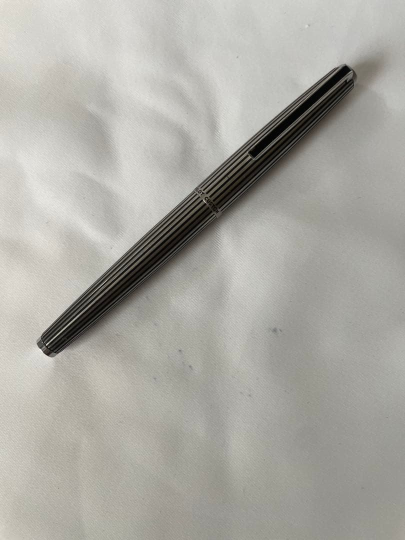 パイロット 万年筆 18K-WG 刻印 F H377 K18 ホワイトゴールド