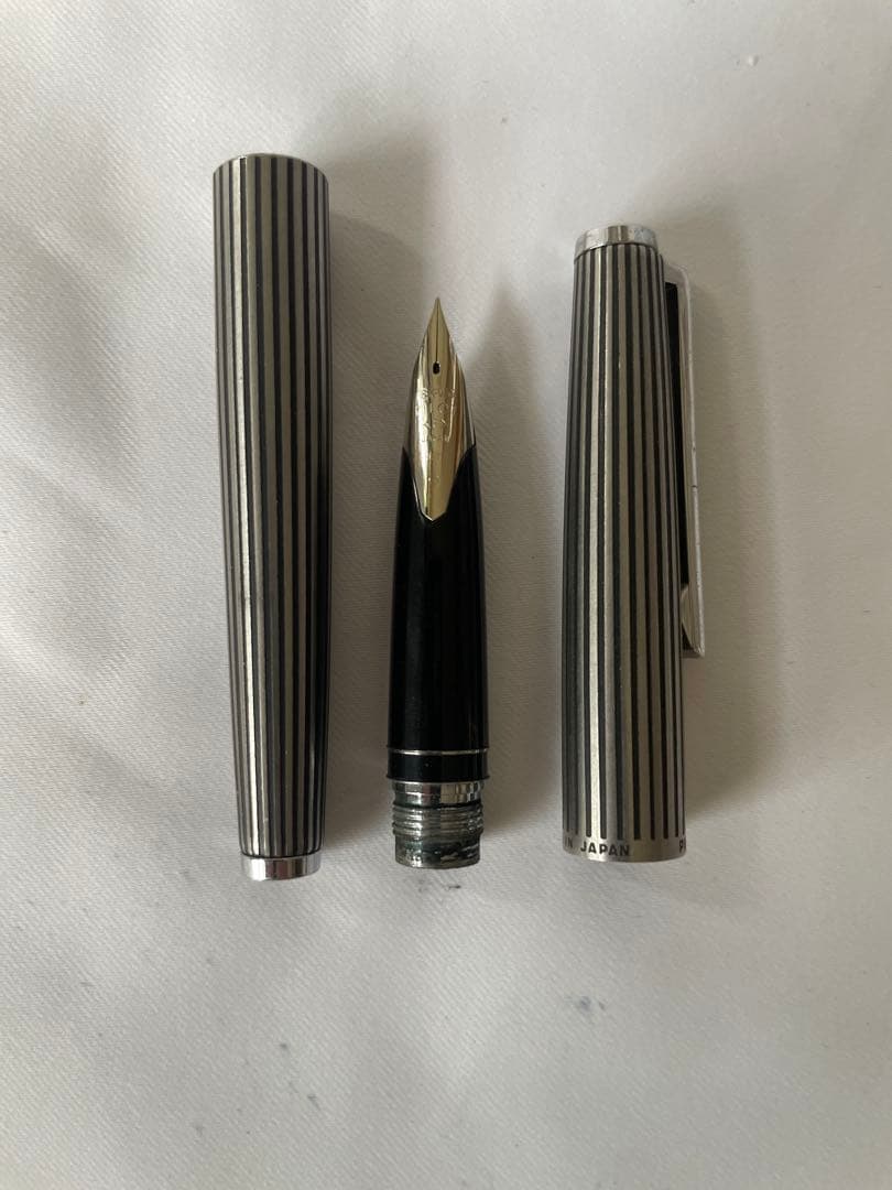 パイロット 万年筆 18K-WG 刻印 F H377 K18 ホワイトゴールド