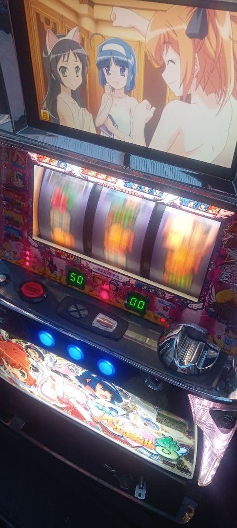 送料込　パチスロ　実機　サミー　ツインエンジェル3 不要機付　家庭用電源