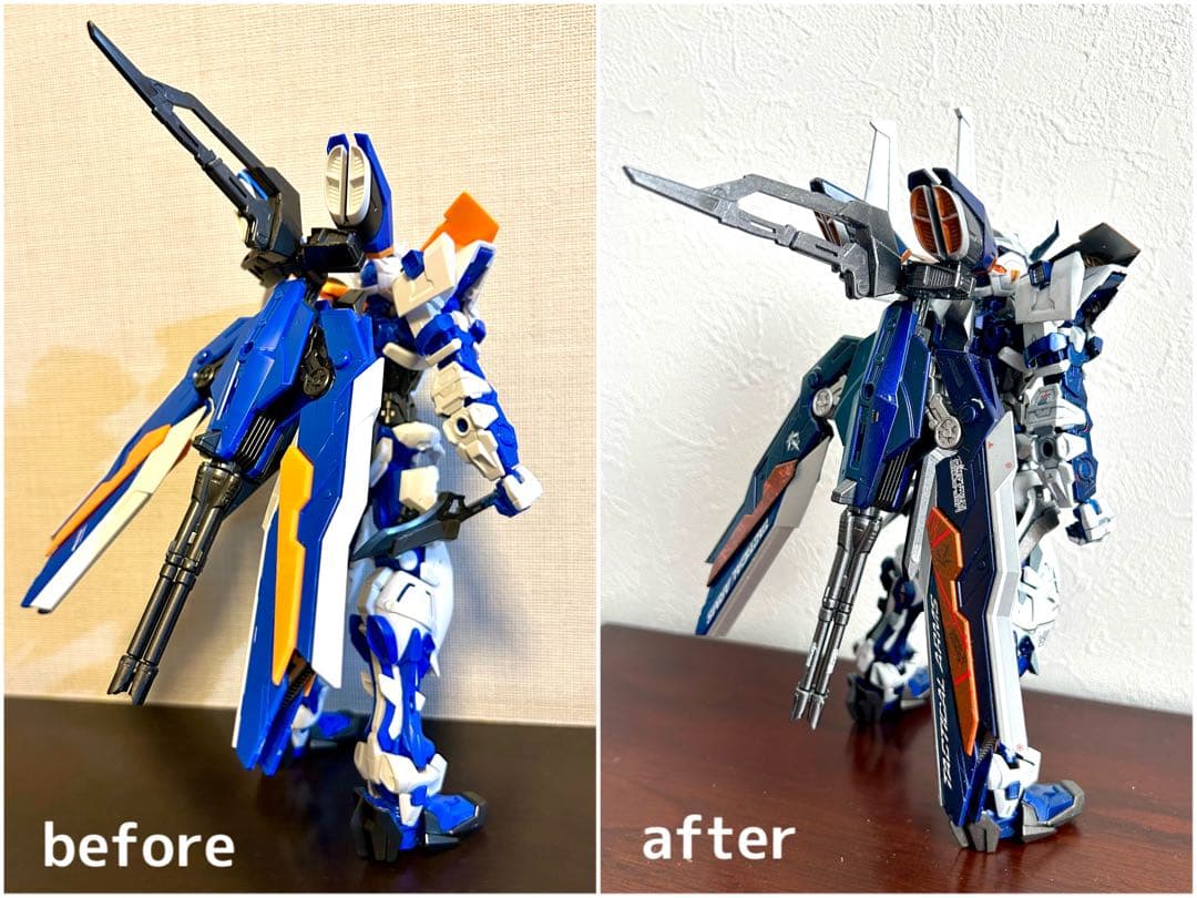 MGアストレイブルーフレームセカンドリバイ & FM ソードカラミティ セット