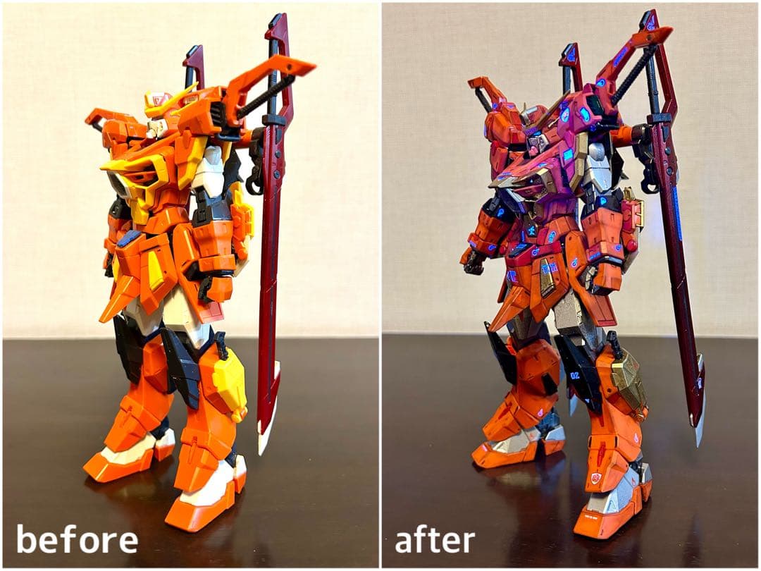 MGアストレイブルーフレームセカンドリバイ & FM ソードカラミティ セット