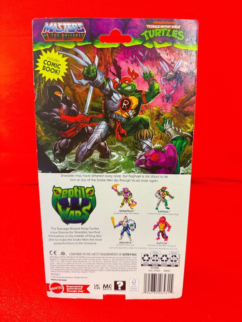 ミュータント タートルズ マスターズオブユニバース ラファエロ