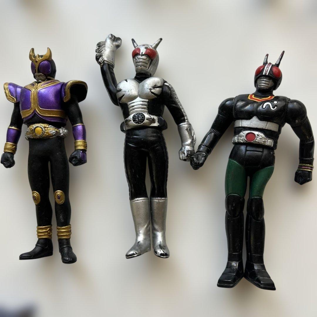 仮面ライダー　ソフビ／フィギュア　16体