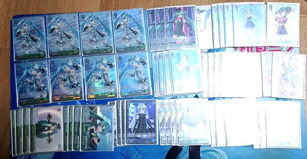 ヴァイスシュバルツ　初音ミク DIVA 準フルレア デッキ