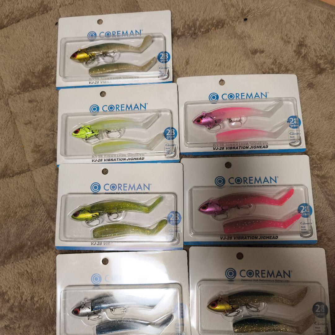 COREMAN　コアマン　 VJ-28 バイブレーションジグヘッド ７個セット