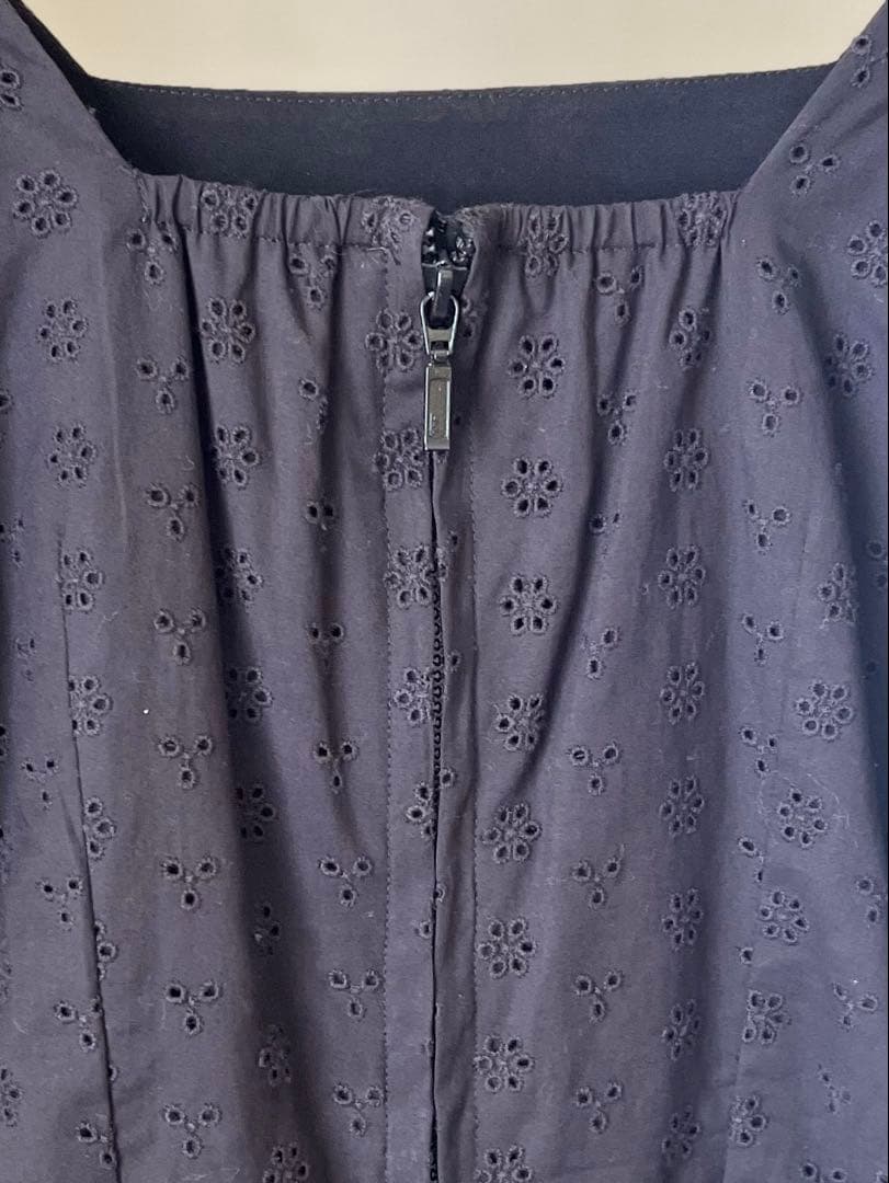 【フラメンコ衣装】フレアスリーブ ブラック トップス　黒　コットン系　サイズL