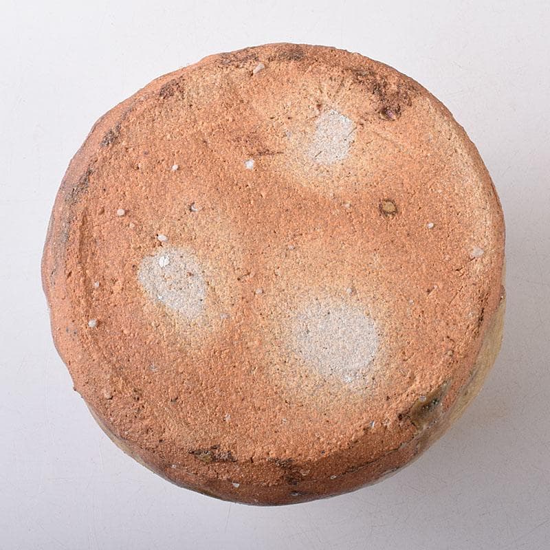 コロンビア渓谷焼　両志庵窯　大木宗完作　蹲（うづくまる）壷　共箱　V　R8721