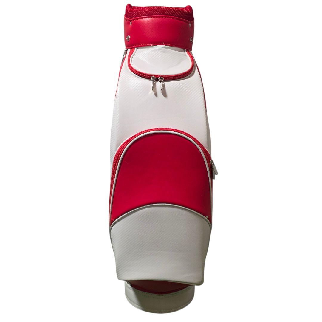 Castrol キャディバッグ 赤白 三点式 カストロール 希少 レア