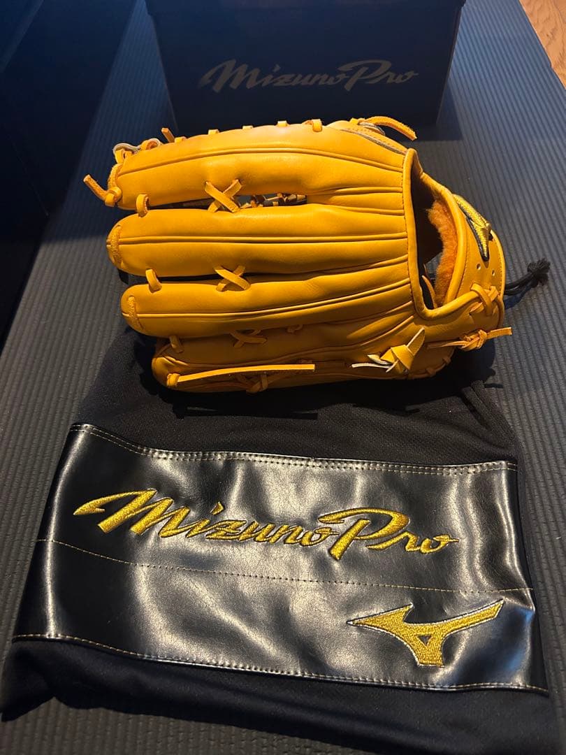 あ*ず様 ミズノプロ オーダー 硬式 グローブ 外野手 縦トジ 逆巻き 高校球児