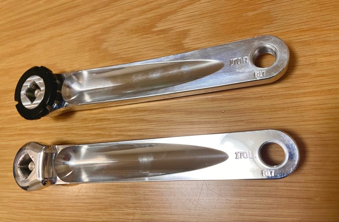 ホワイトインダストリー　クランク　スクエアテーパー　170 ロードクランク