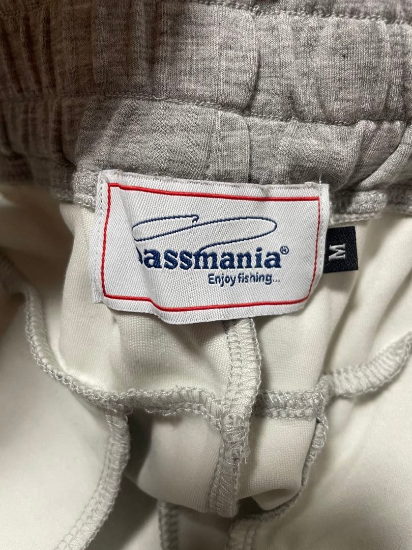 バスマニア セットアップ M ジャージ 上下 bassmania グレー フード