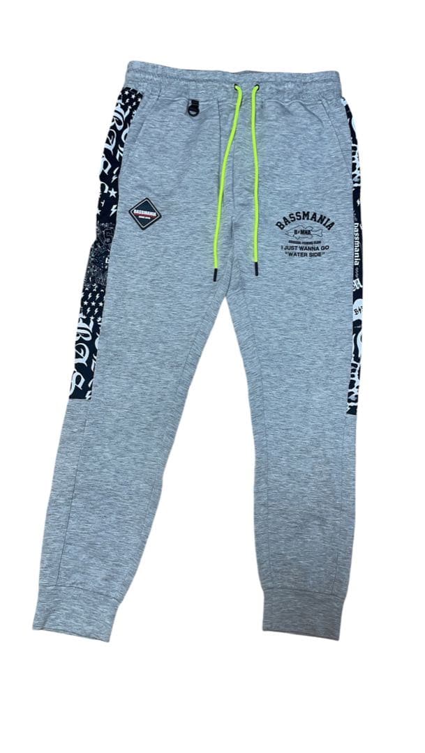 バスマニア セットアップ M ジャージ 上下 bassmania グレー フード