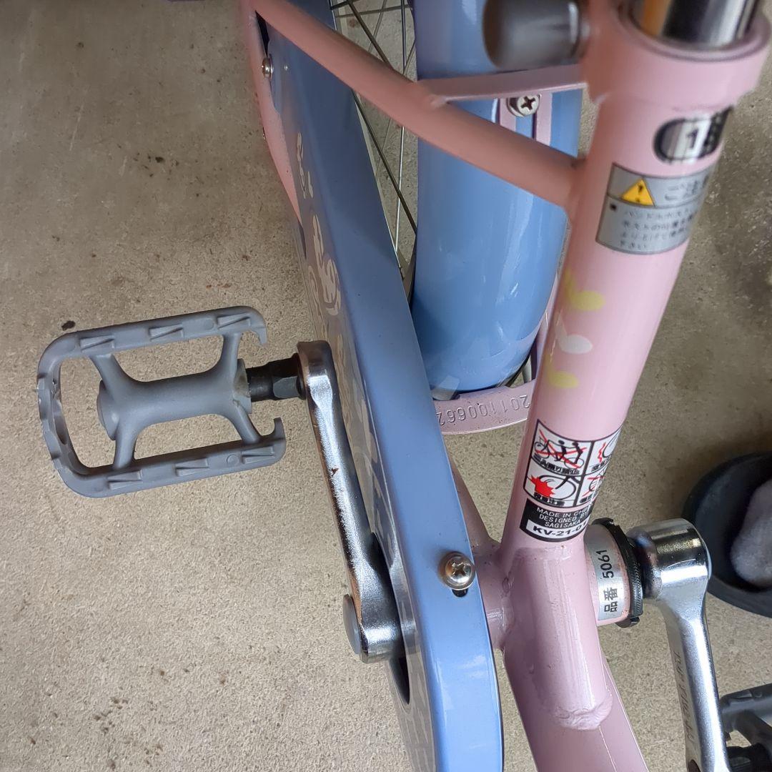 18インチ　子供用自転車 　 補助輪付き