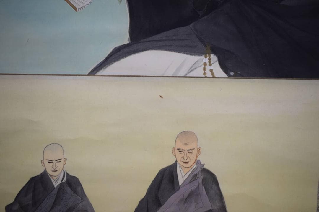 真作/観風/親鸞聖人/人物図/大幅/布袋屋掛軸HK-65