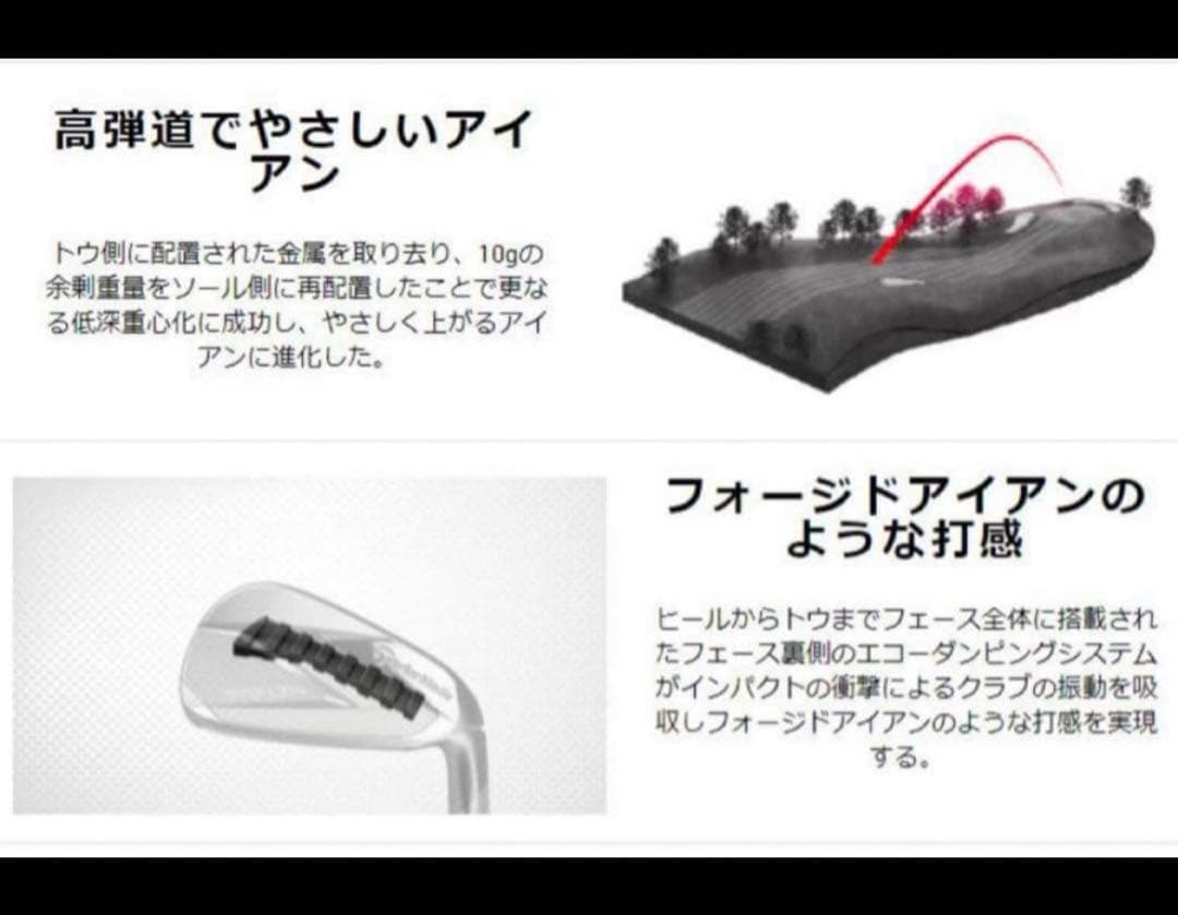 新品 テーラーメイド ステルス 5番 アイアン カーボン シャフトR