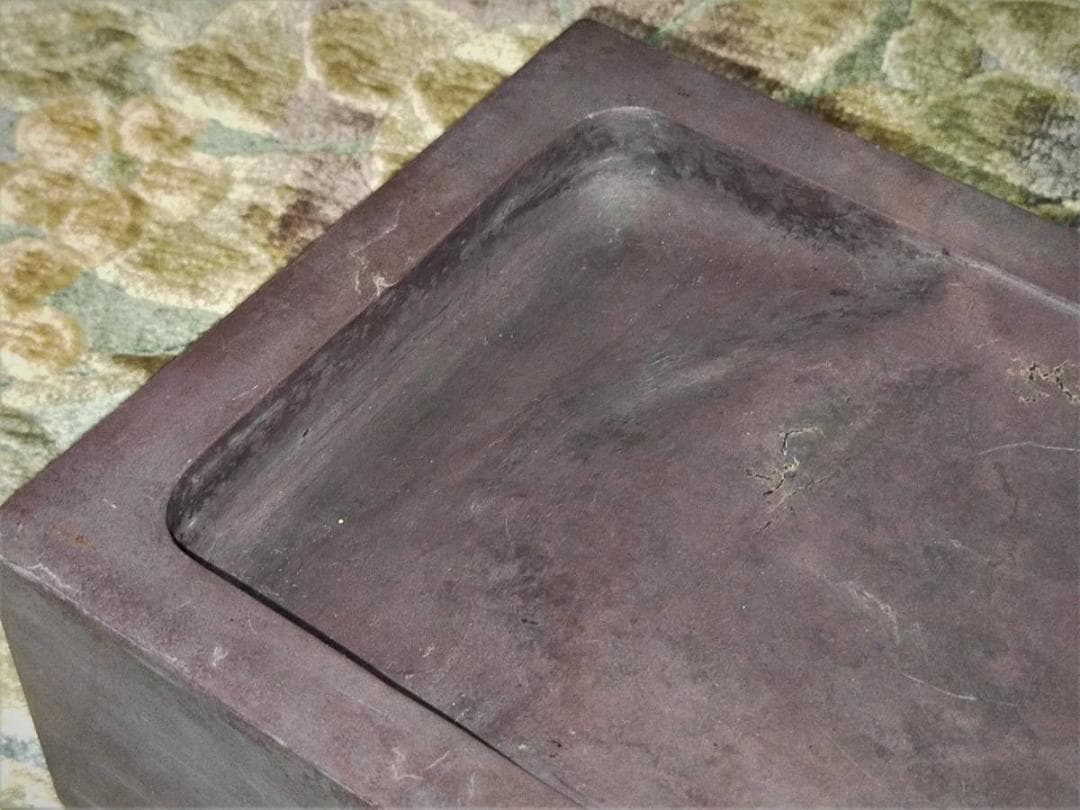 ♥中国　端渓　硯　大型　太子硯　5.5ｋｇ　端渓硯　骨董品