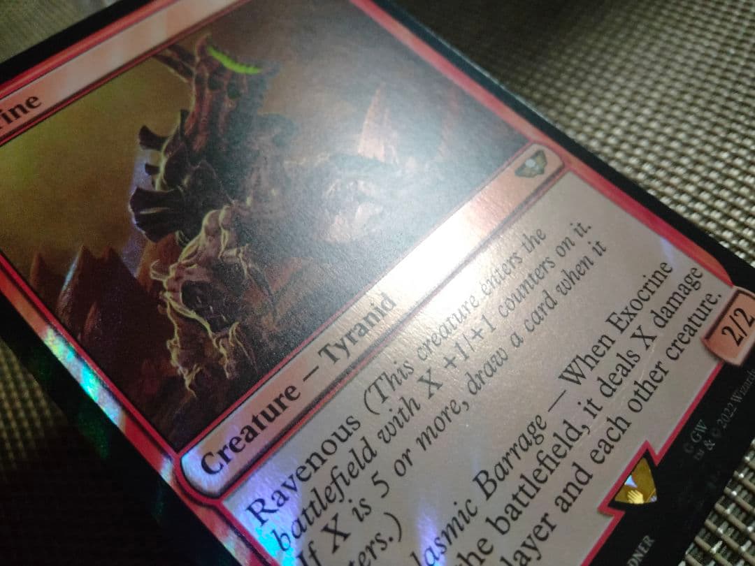 【ご確認用】40K サージ Foil エグゾクライン 英語 1枚　MTG