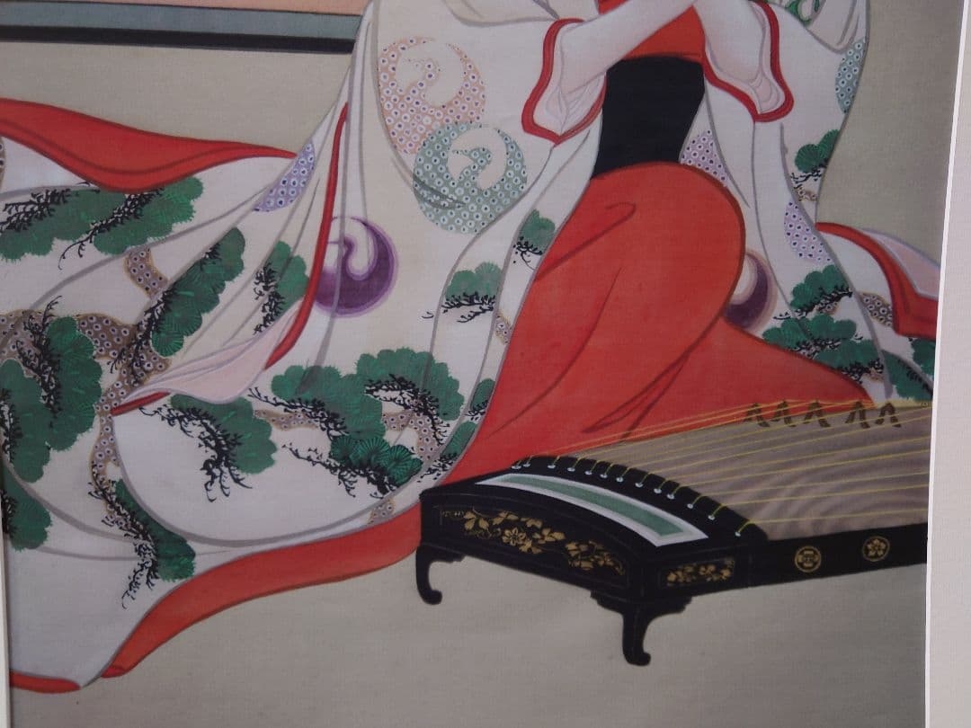 寺崎廣業（広業）「日本画」絵画 日本画 美人画