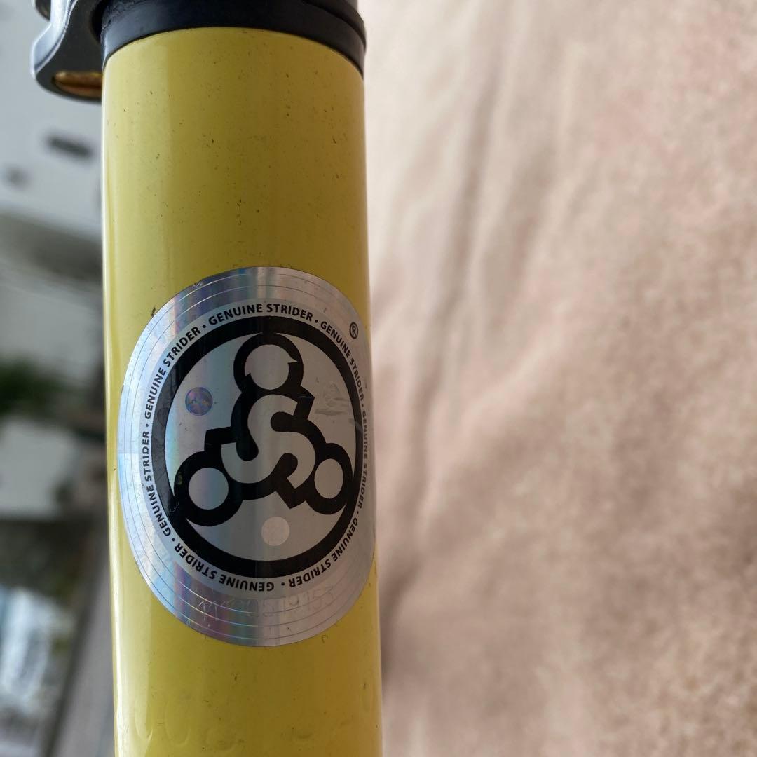 #STRIDER バランスバイク イエロー/ピンク #ストライダー　子供用