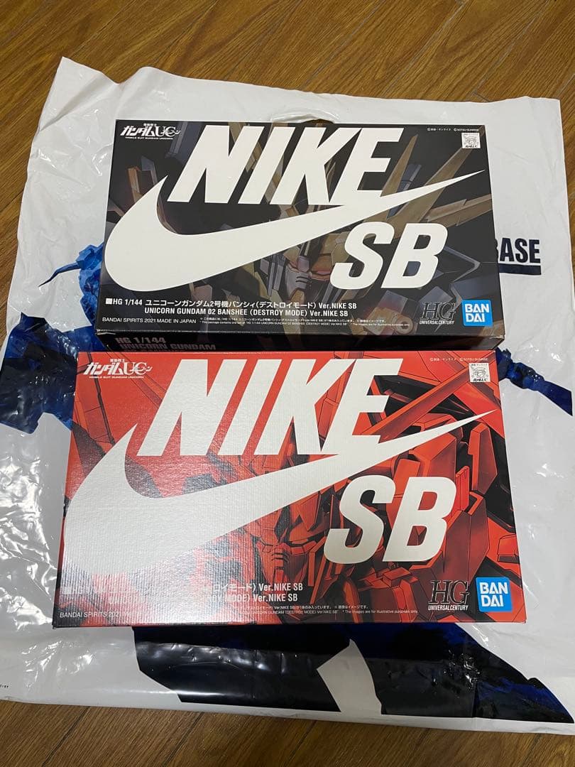 ガンダムベース購入HG 1/144 ユニコーンガンダム Ver.NIKE SB
