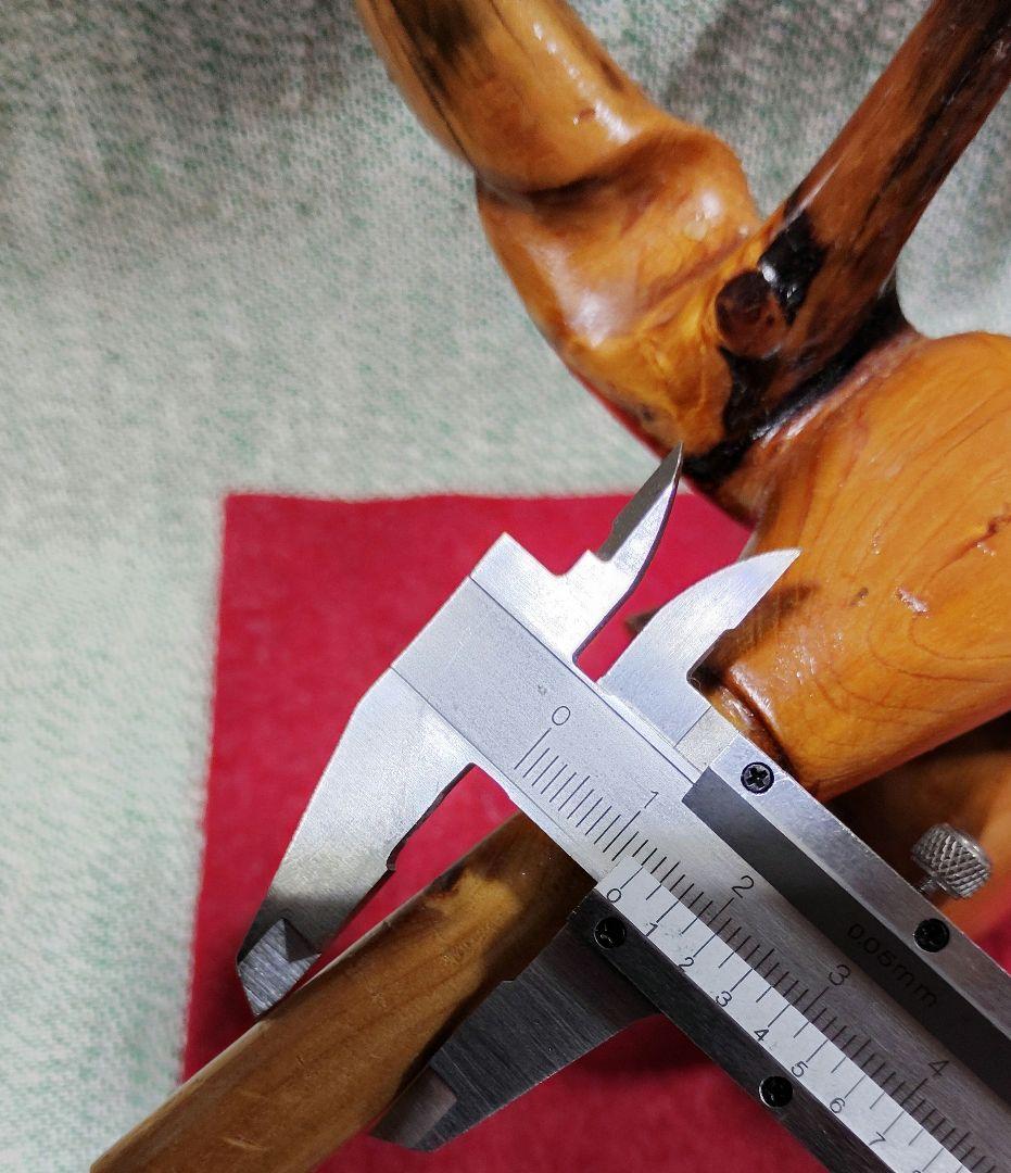 ヘラブナ釣り★特注杜松万力★竿枕★一点物の自然の風合いを生かしたデザイン★