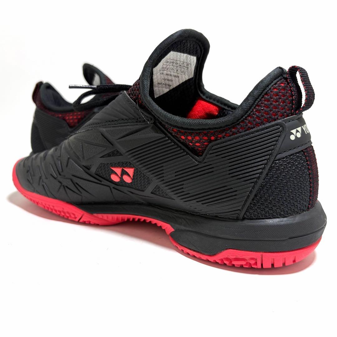 極美品☆YONEX フュージョンレブ3 テニスシューズ ブラック 27cm