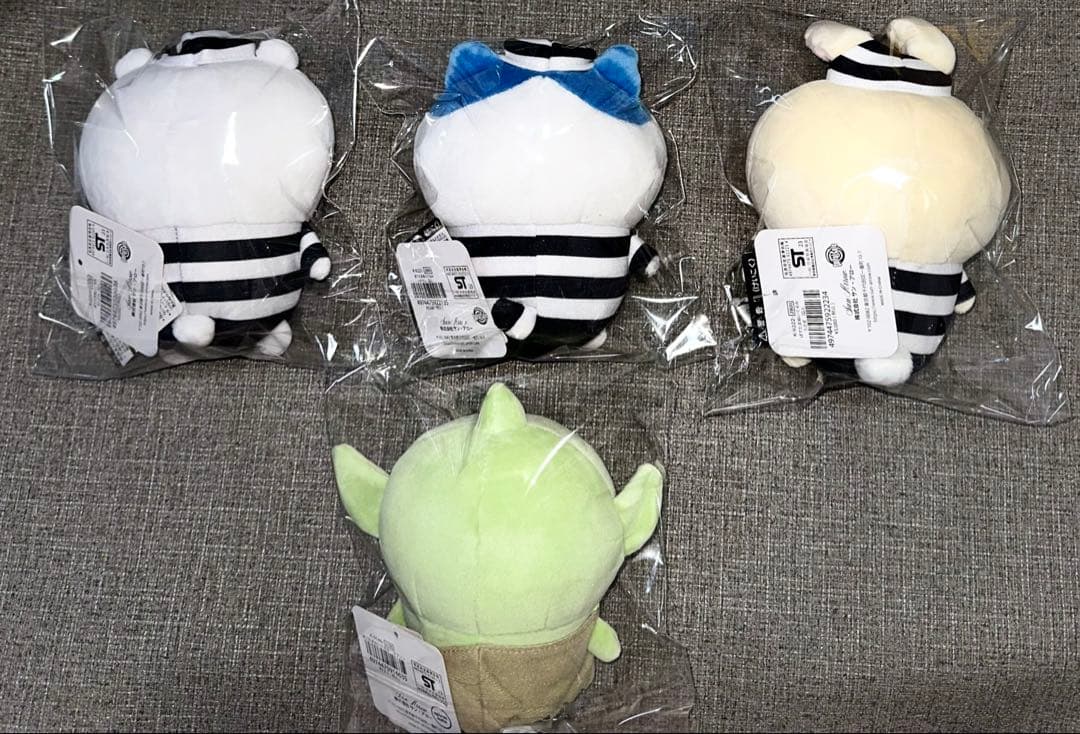 ちいかわ ぽてたまぬいぐるみ 囚人 ゴブリン ぬいぐるみ セット