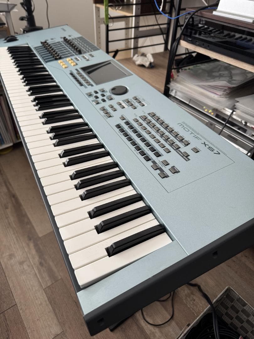 動作確認済 YAMAHA MOTIF XS7 76鍵 純正ケース・ペダル・取説付