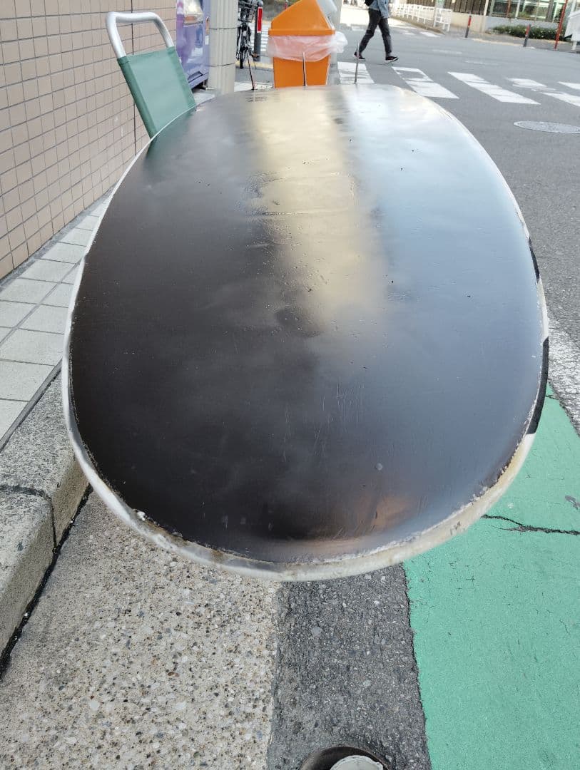 ファンボードソフトボードロングボード8.0クロコダイルスキン 横浜市南区引き取り