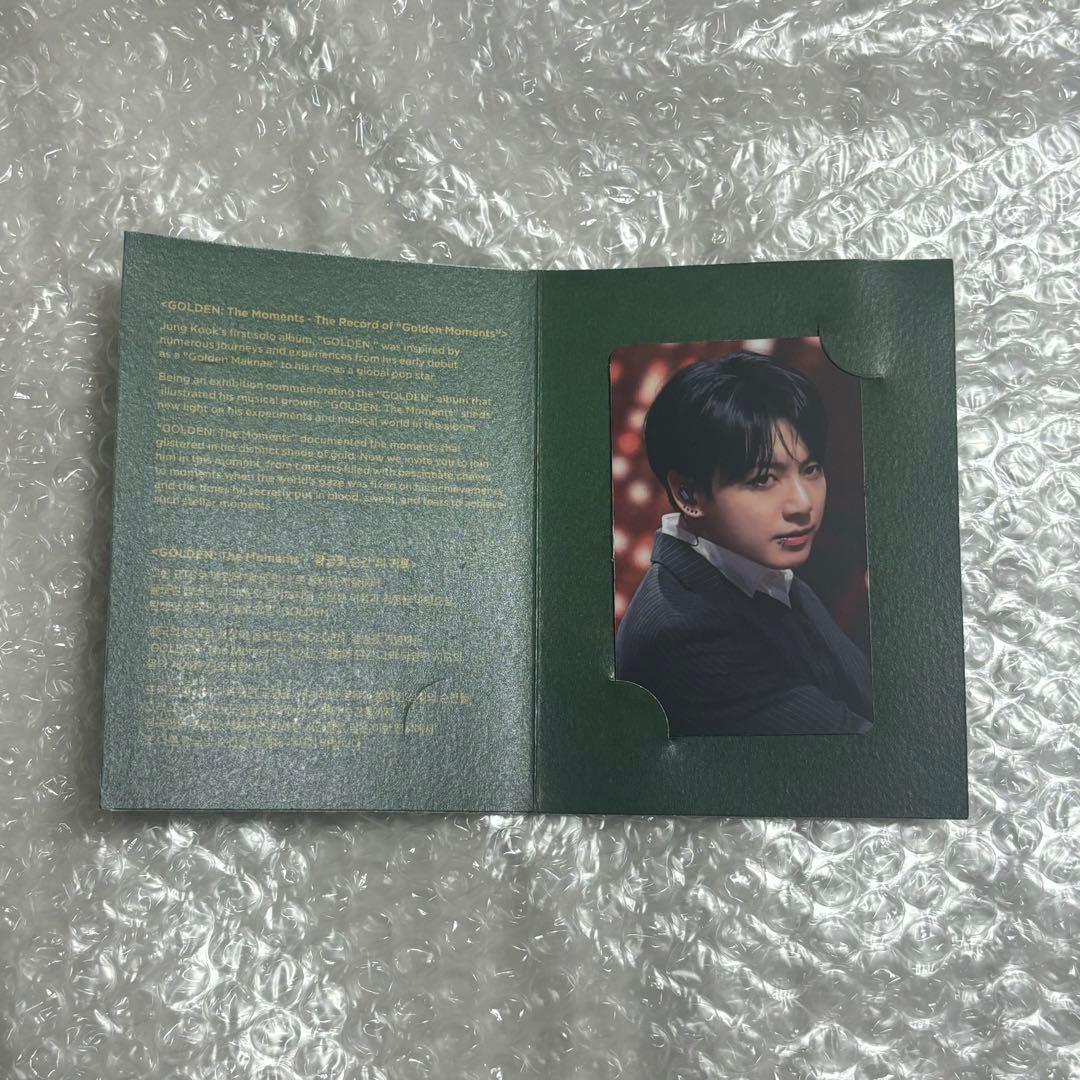 BTS ジョングク 展示会 GOLDEN トレカ インド 1