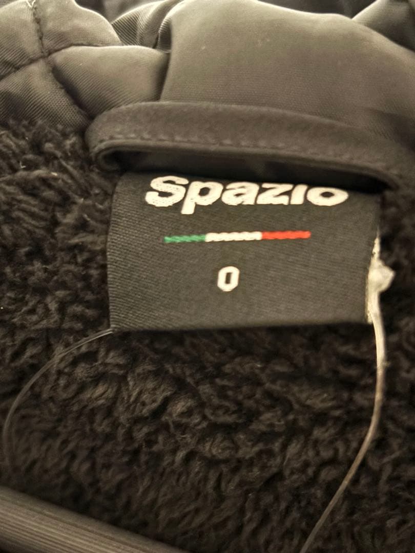 Spazio ブラック ベンチコート Oサイズ