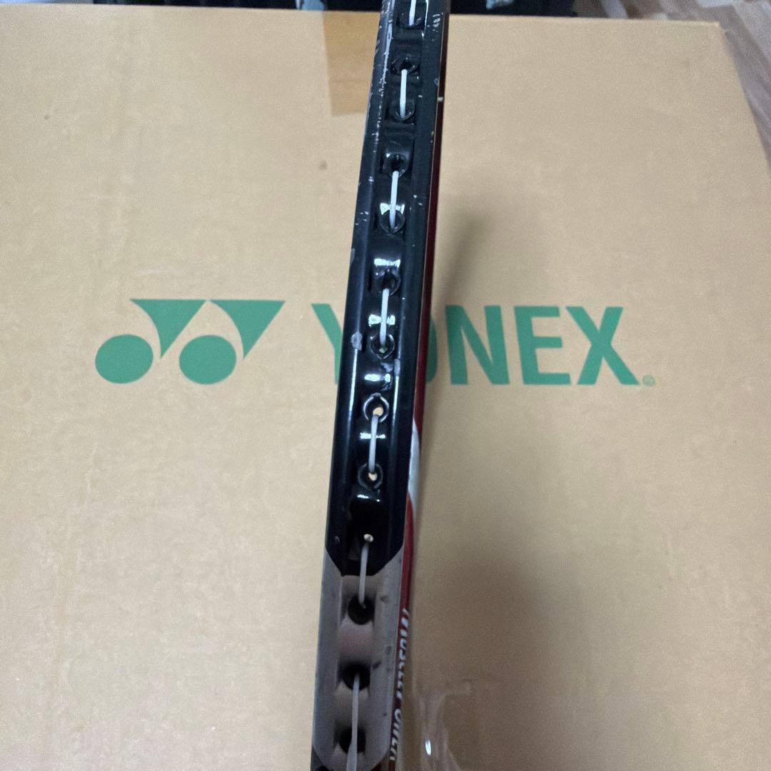 傷あり　YONEX Muscle Power 50 赤　バドミントンラケット