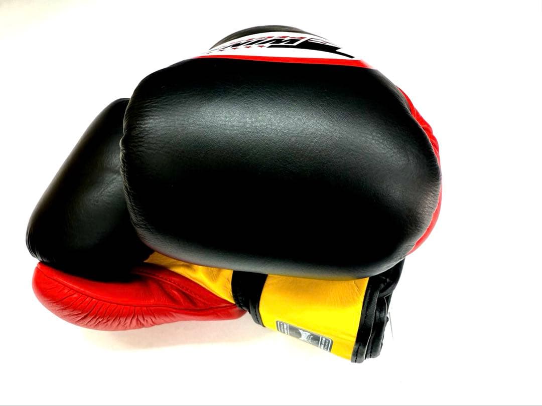 新品　TWINS グローブ 12oz 黒黄赤　本革製　ツインズ　送料込