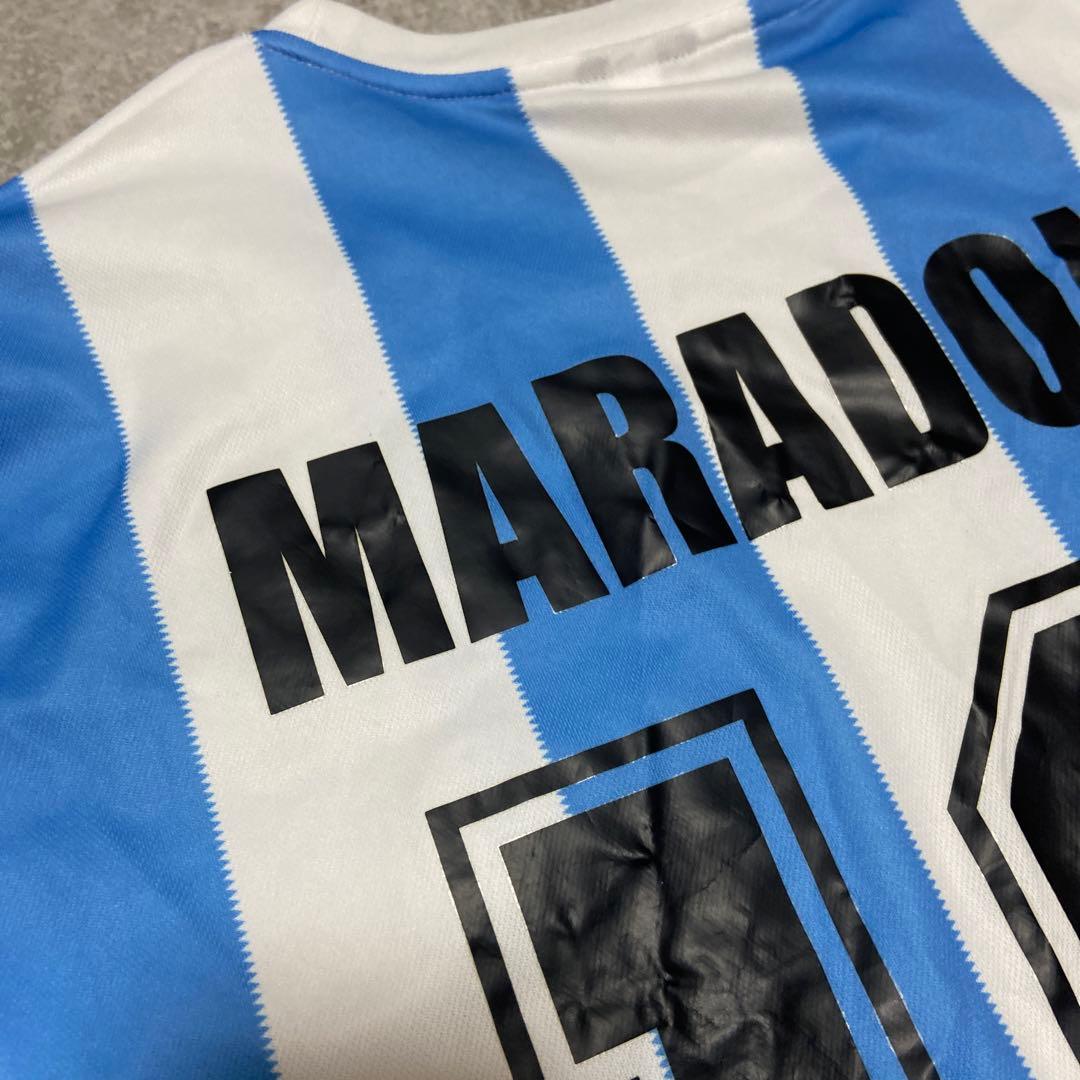ルコック アルゼンチン代表 マラドーナ ユニフォーム ゲームシャツ 2XL