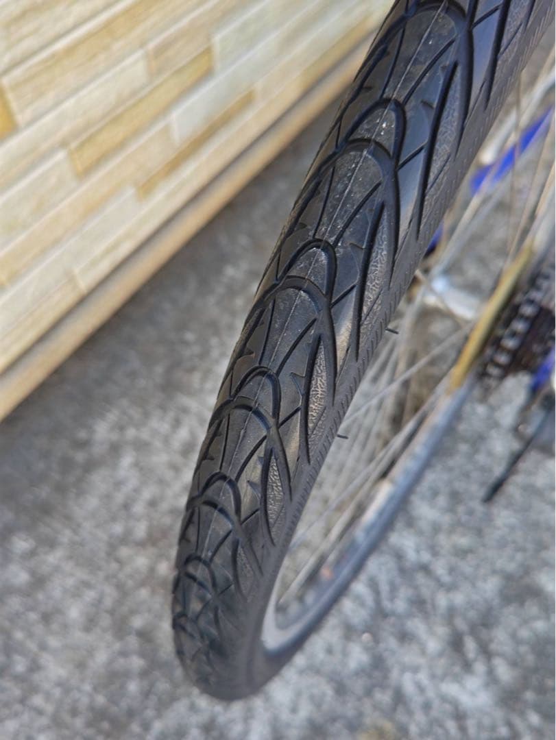 引取限定 中古 GIOS ジオス7段変速 400MM クロスバイク 防犯登録込