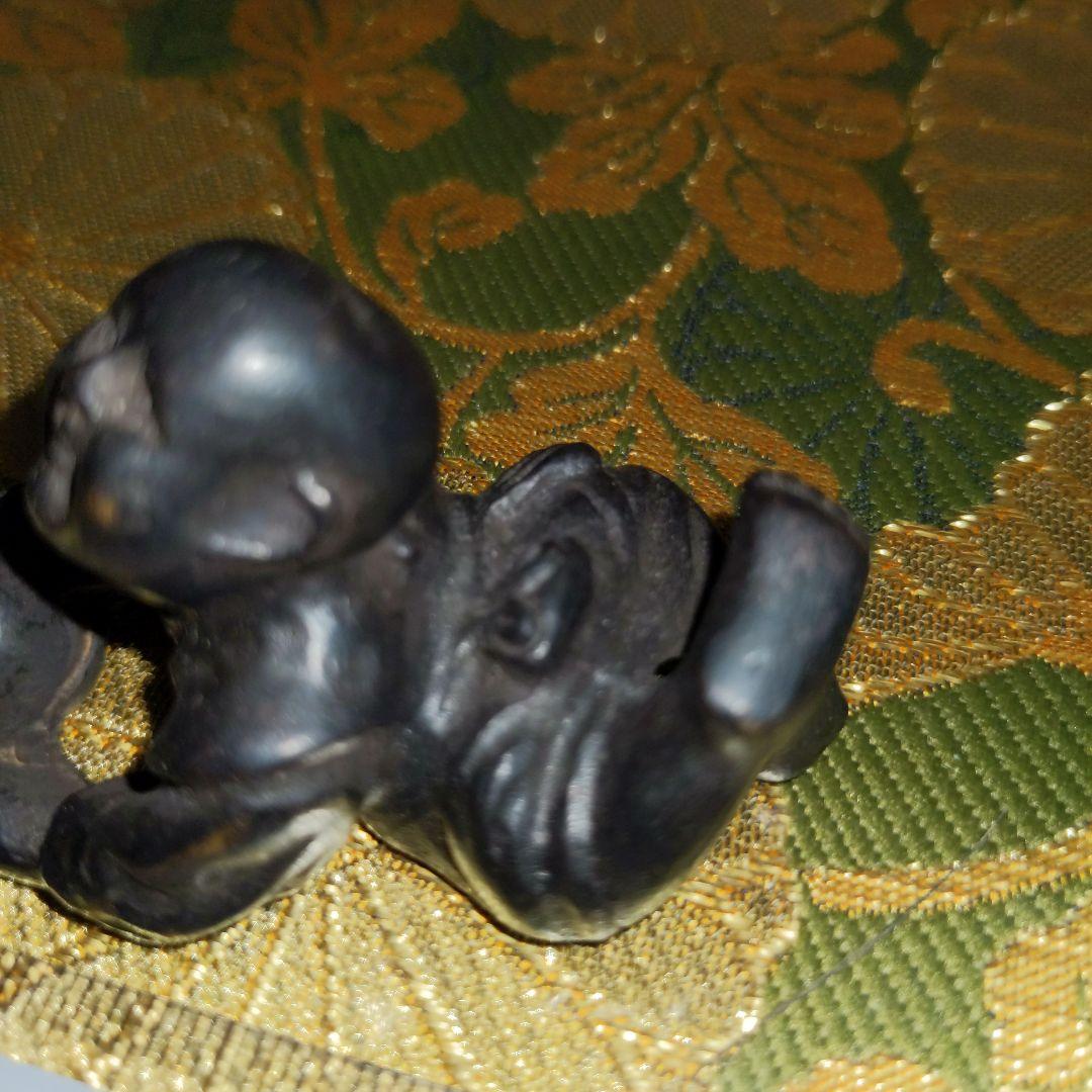 【最終価格】骨董　書道　古銅製　唐子鎮紙