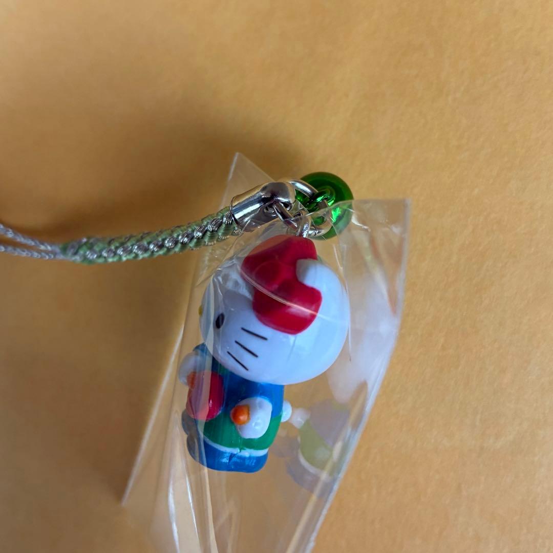 激レア★体育会系 野球部 ストラップ 根付★ご当地キティ ハローキティ 2001