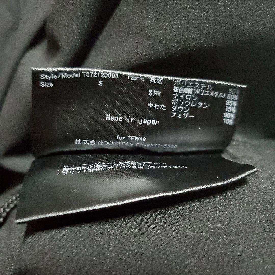 TFW49 ダウンパンツ　ブラック　S ゴルフ　防寒 junhashimoto