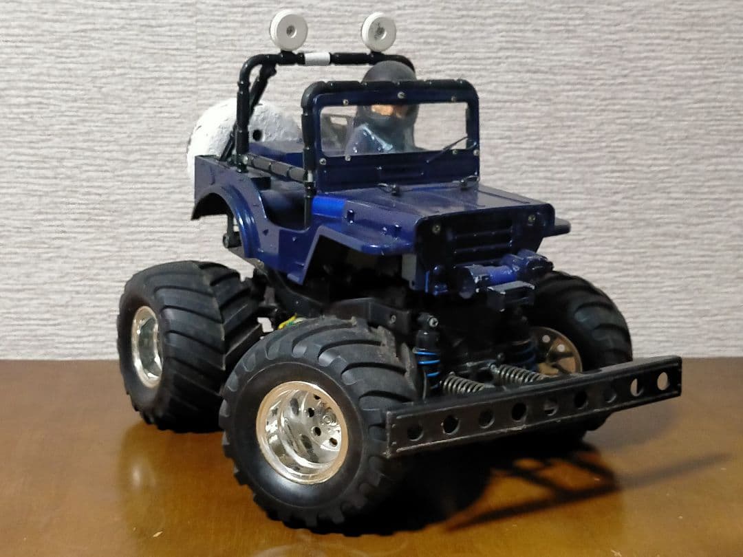 送料込中古タミヤ　ワイルドウイリー2　電動RCラジコン　WR-02　ビッグタイヤ