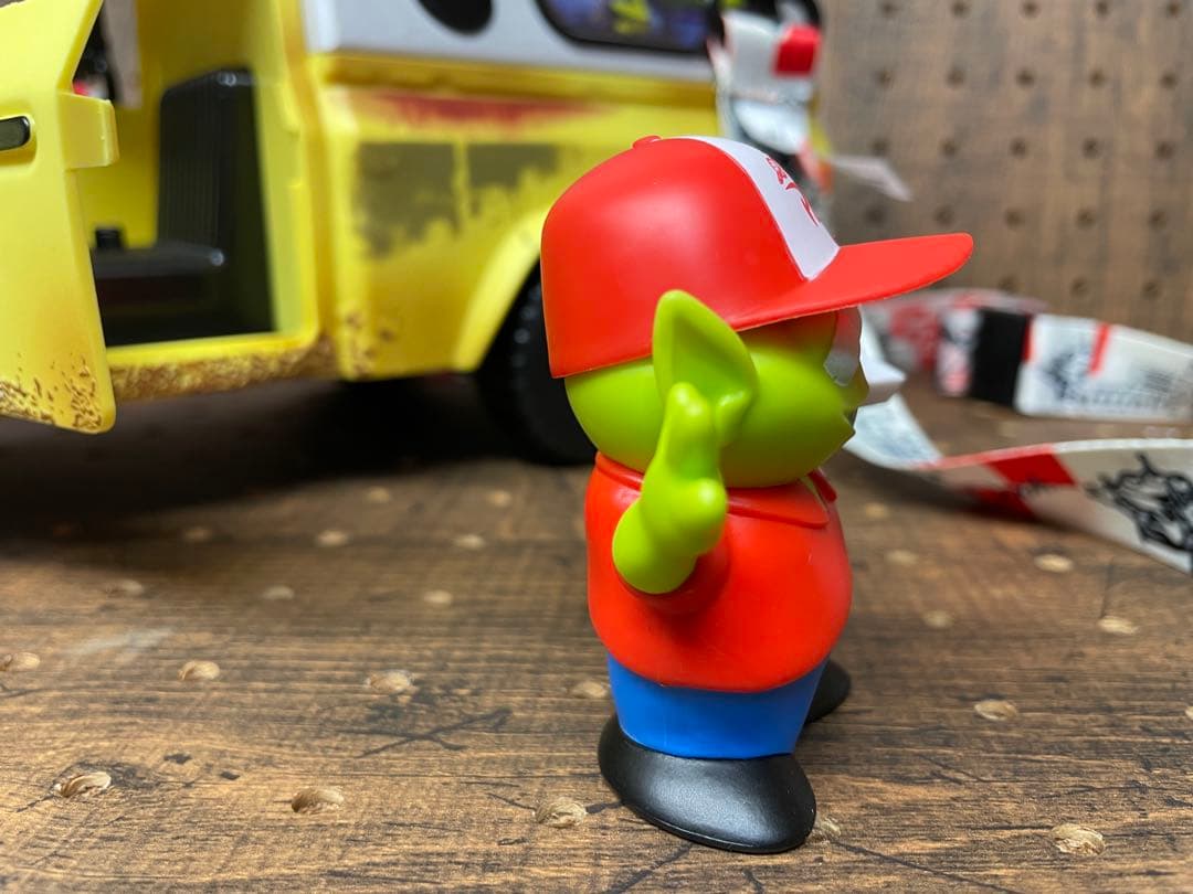 アメリカ　ディズニーランド ピザプラネット ポップコーンバケット