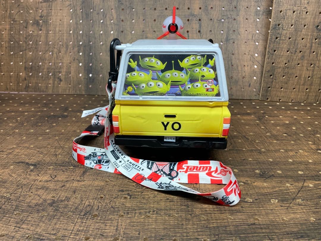 アメリカ　ディズニーランド ピザプラネット ポップコーンバケット