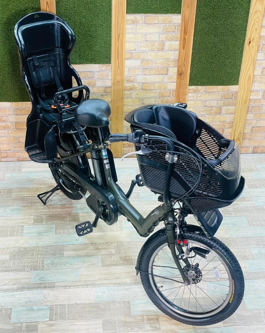 新品バッテリー グリーン系 ヤマハ 子供乗せ電動アシスト自転車 H3378