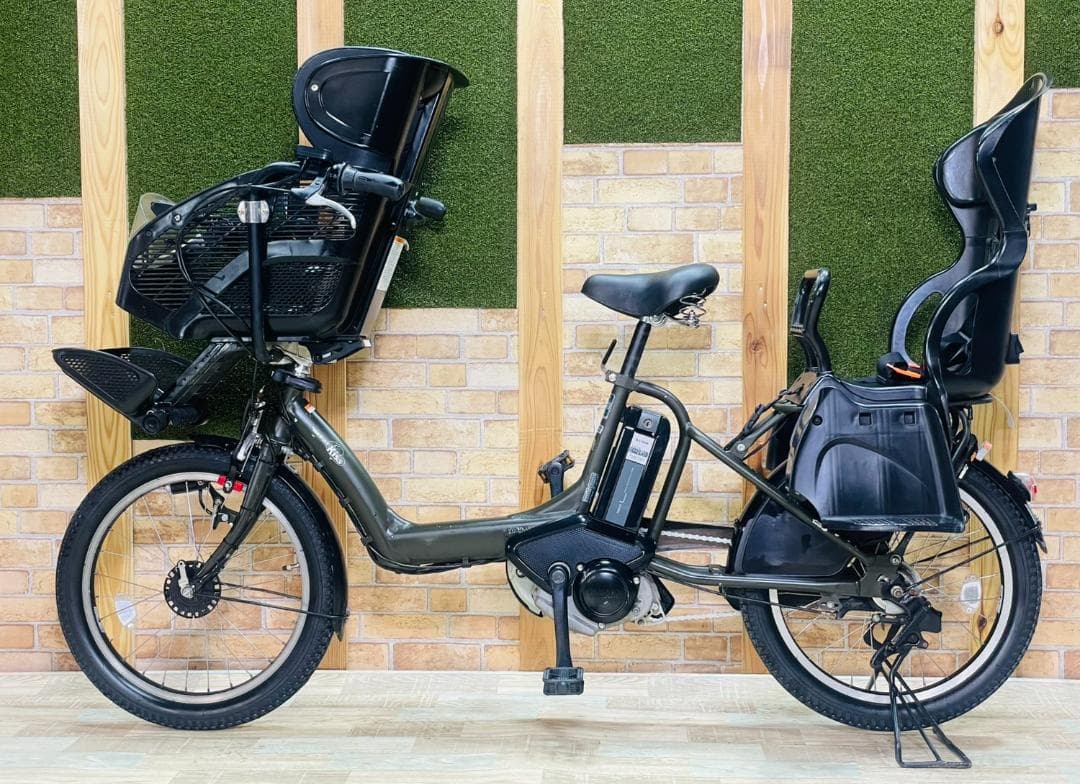 新品バッテリー グリーン系 ヤマハ 子供乗せ電動アシスト自転車 H3378