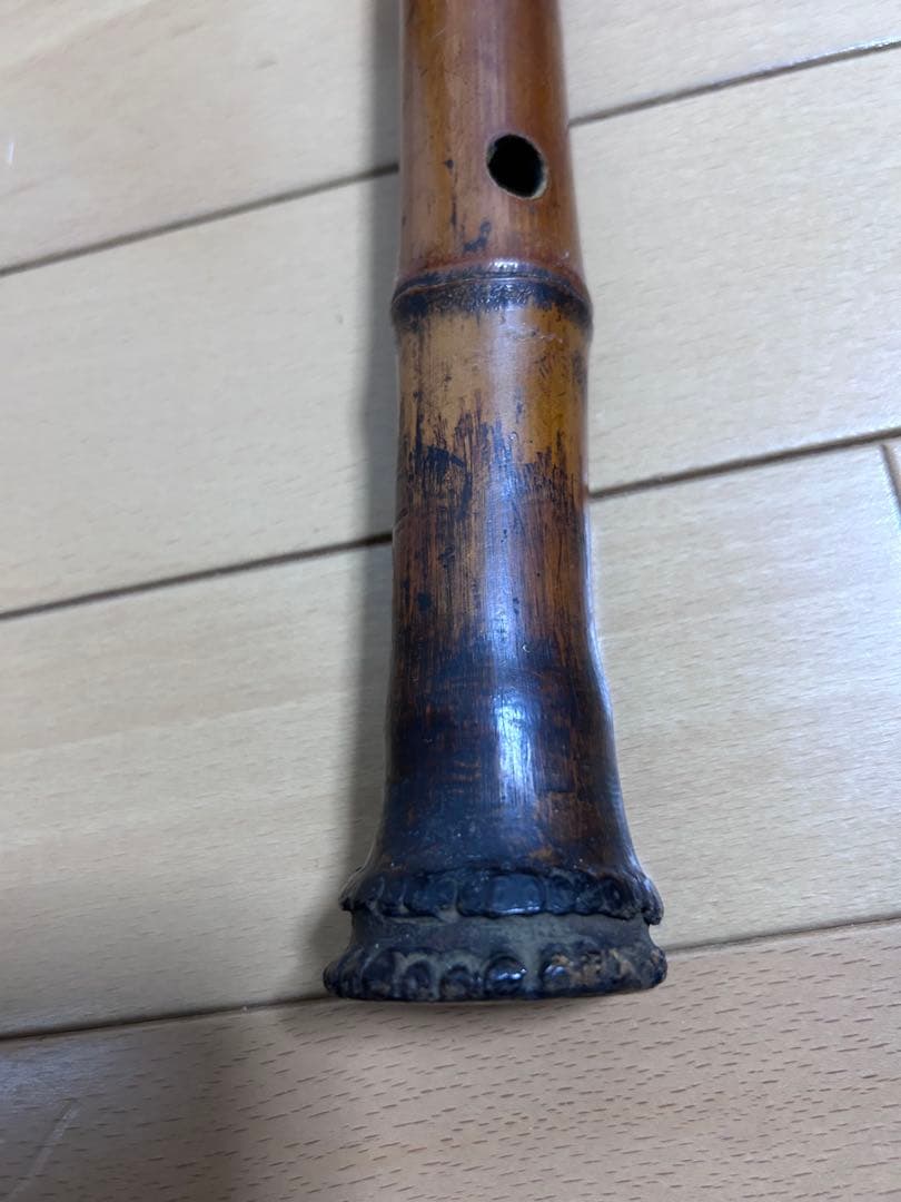 古い尺八　長さ57.5cm 明暗流？　古美術