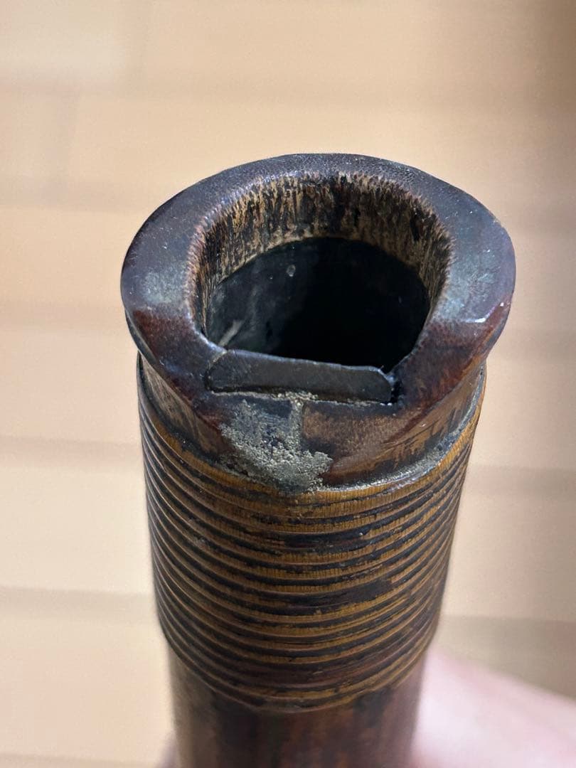 古い尺八　長さ57.5cm 明暗流？　古美術